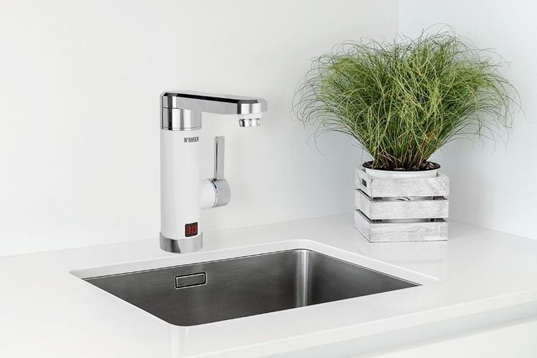 N'oveen, przepływowy podgrzewacz wody, nablatowy, IWH460