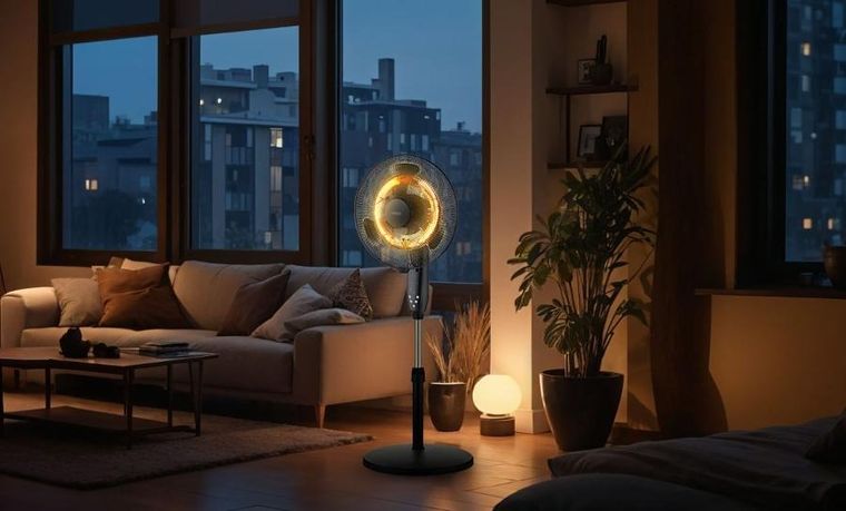 N'oveen, wentylator 2w1 z funkcją grzania, F740 16”/40cm