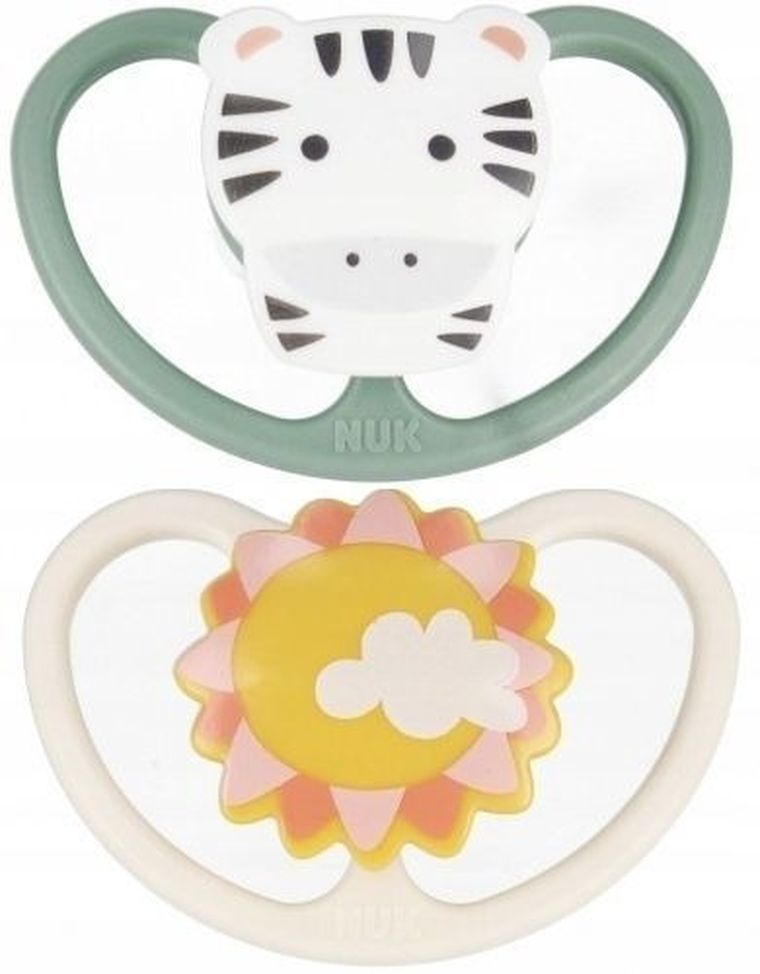 Nuk, Space, smoczek uspokajający, 6-18m, 2 szt.