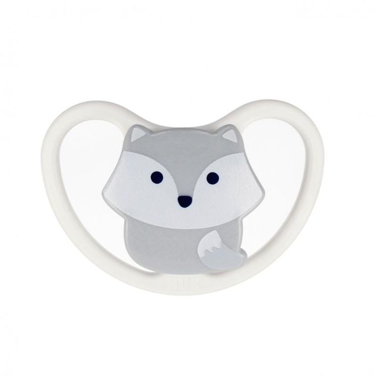 Nuk, Space, smoczek uspokajający, silikonowy, 0-6m, 1 szt