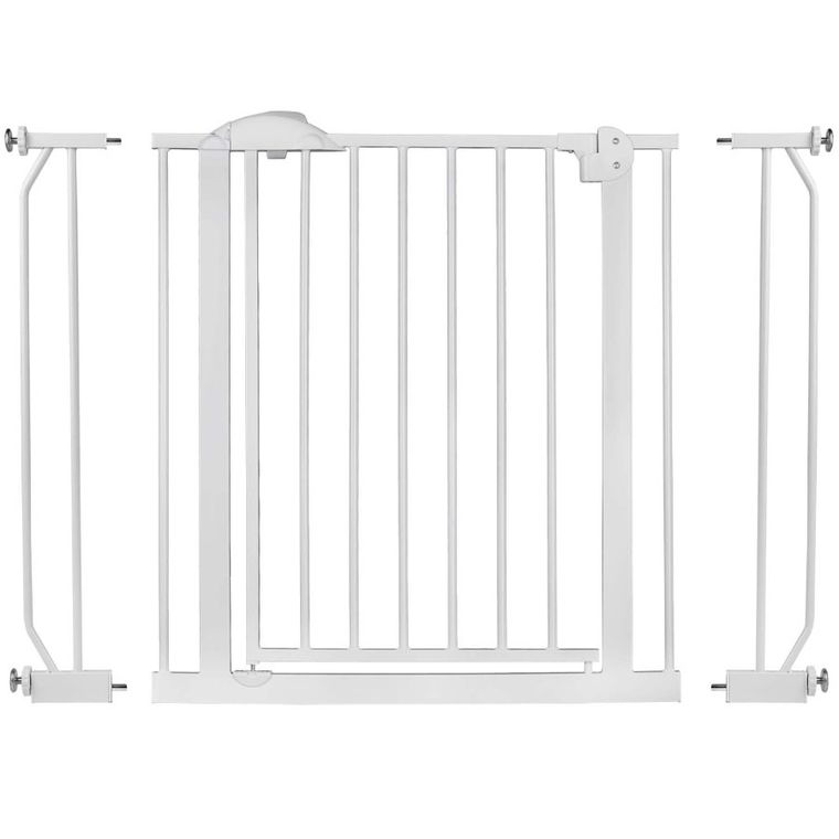 Nukido, barierka, bramka zabezpieczająca, biała