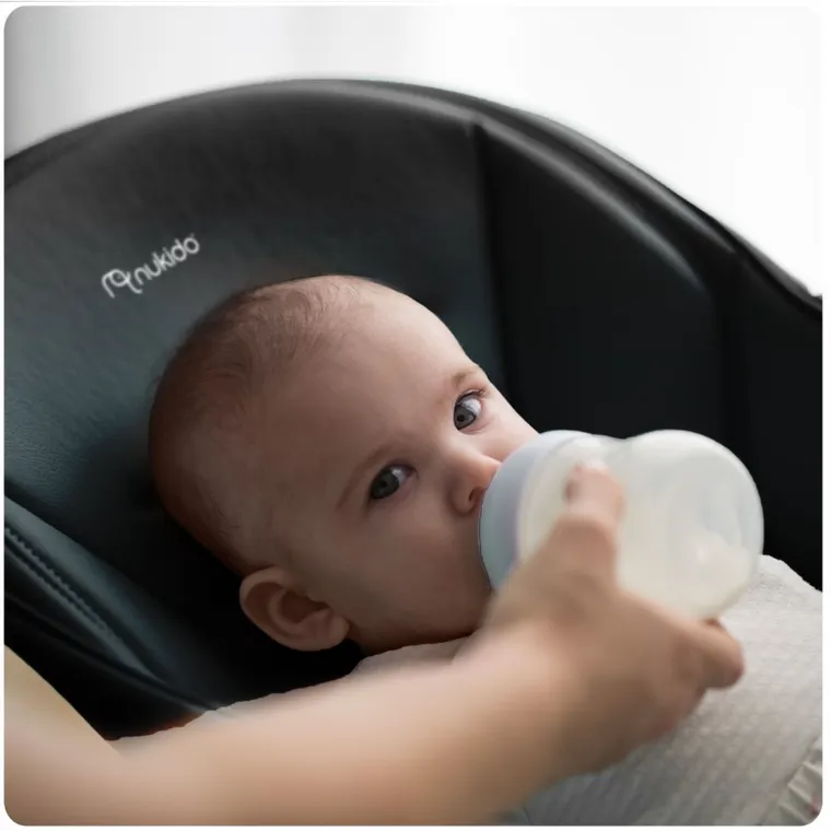 Nukido, Belo, krzesełko do karmienia ze stolikiem, czarne