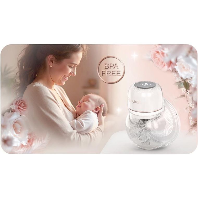 Nukido, laktator elektryczny, trójfazowy, beżowy, NK-963