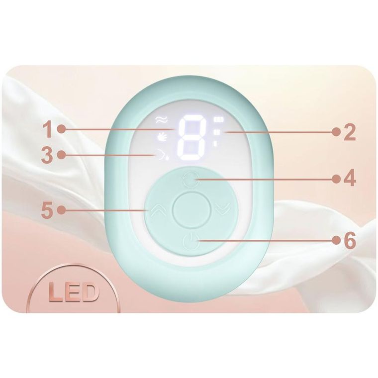 Nukido, laktator elektryczny, trójfazowy, niebieski, NK-962