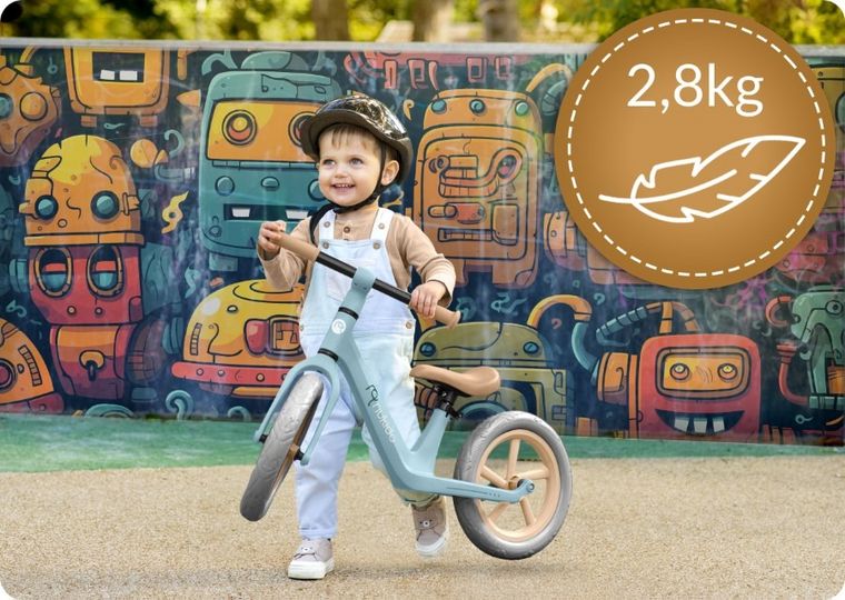 Nukido, Light Flee, rowerek biegowy dla dzieci, błękitny