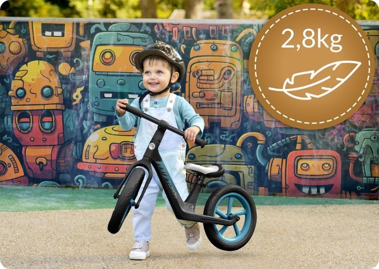 Nukido, Light Flee, rowerek biegowy dla dzieci, czarny