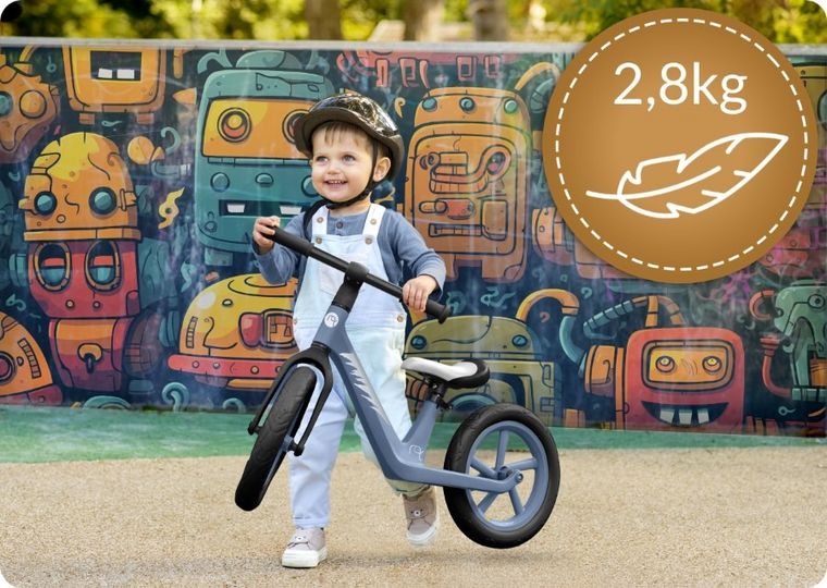 Nukido, Light Flee, rowerek biegowy dla dzieci, granatowy