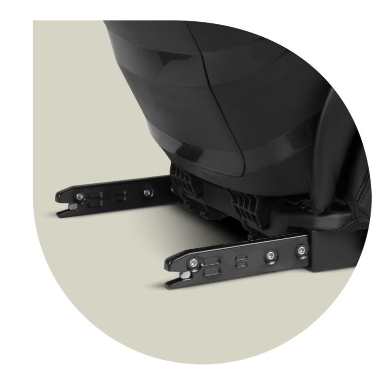 Nukido, Louis, fotelik samochodowy, czarno-czerwony, 15-36 kg