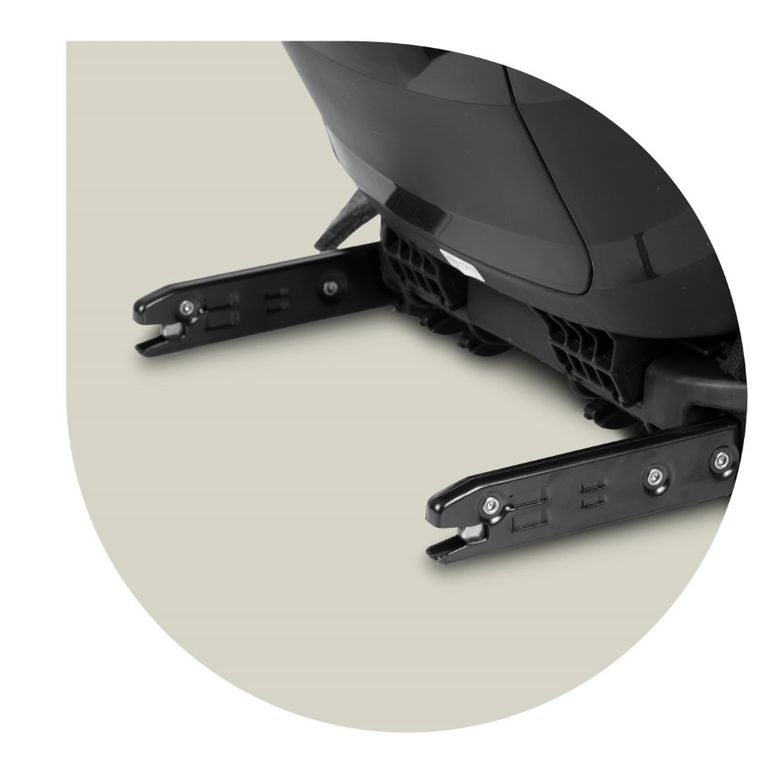 Nukido, Louis Soft, fotelik samochodowy, czarny, 15-36 kg