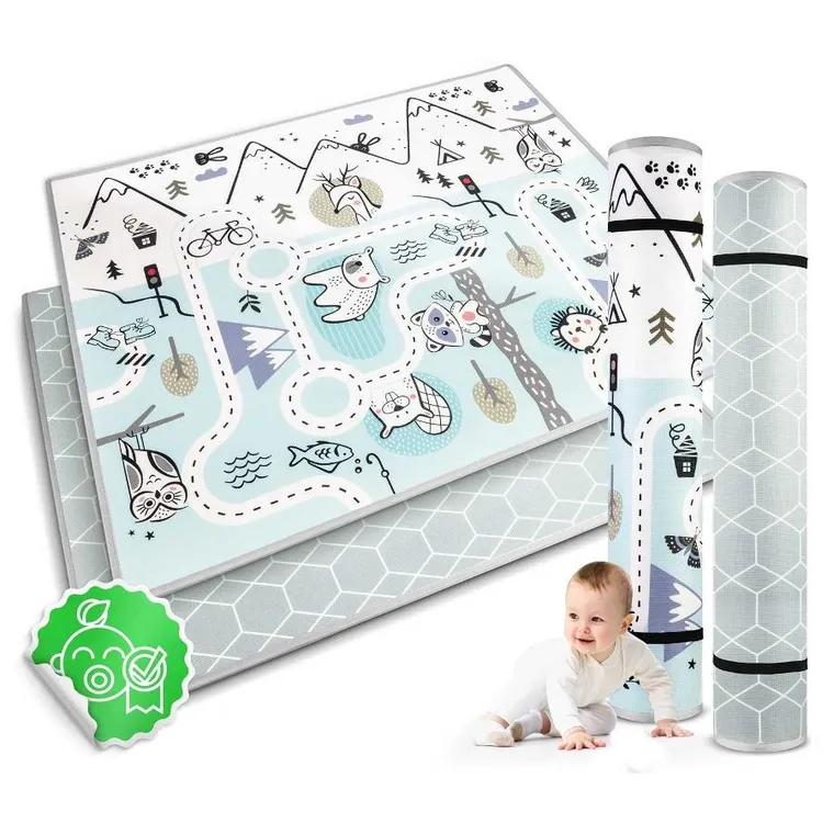 Nukido, mata piankowa, składana, 180-150-1.5 cm