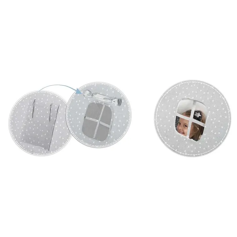 Nukido, namiot domek dla dzieci z lampką, szary