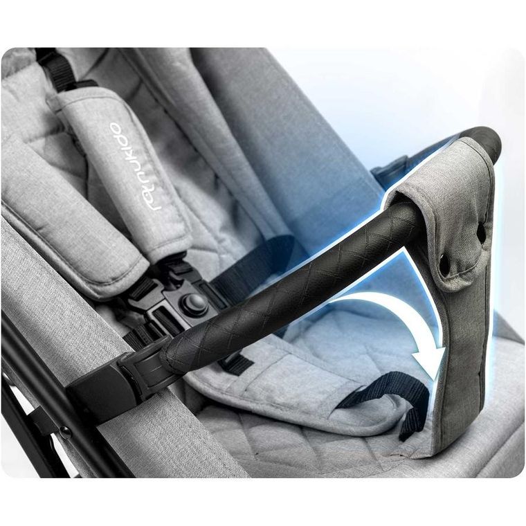 Nukido, Paseo, wózek dziecięcy, spacerówka, jasny szary