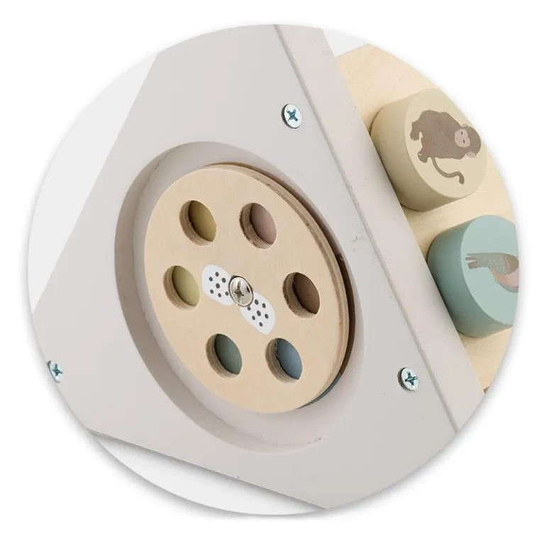 Nukido, trójkąt drewniany, zabawka sensoryczna