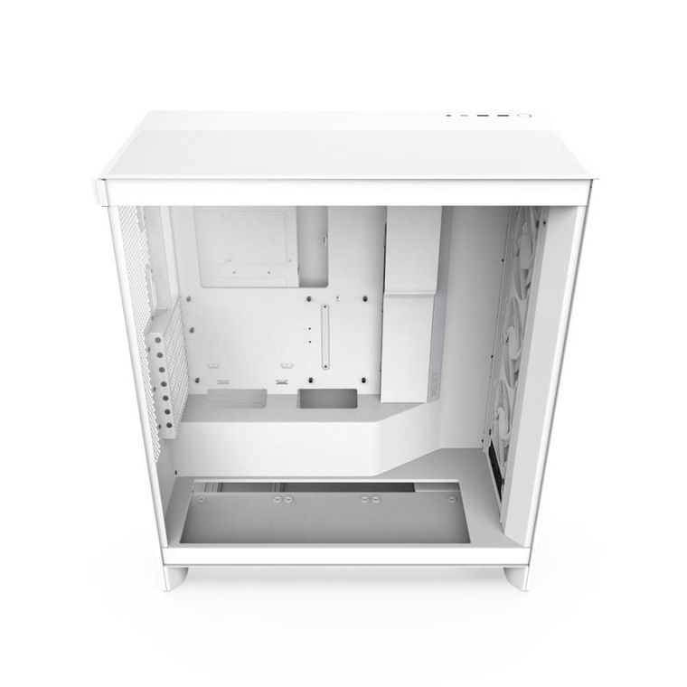 Nzxt, H7 Flow RGB Midi Tower, obudowa komputerowa z oknem, biała