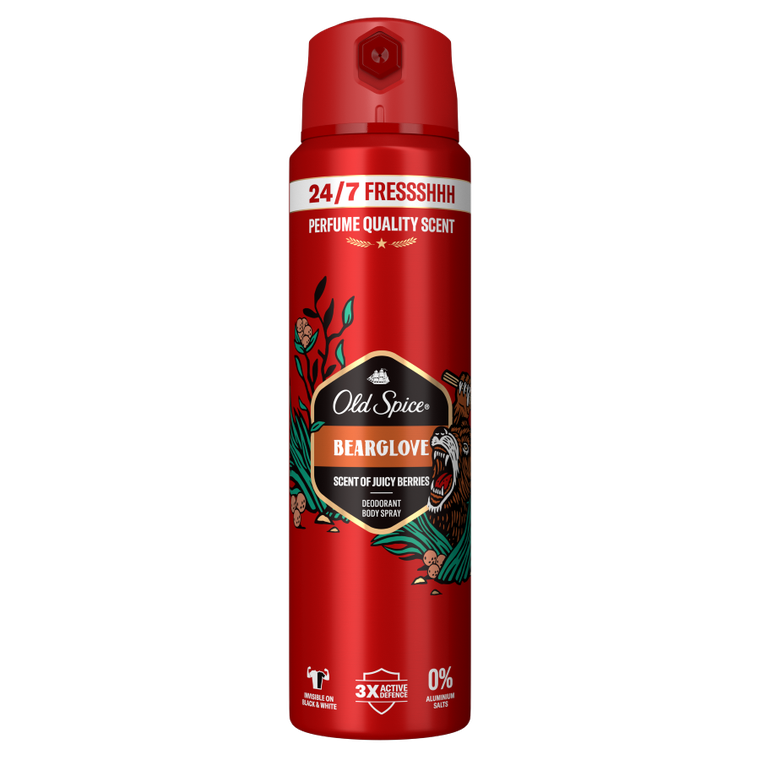Old Spice, Bearglove, dezodorant w sprayu dla mężczyzn, 125 ml