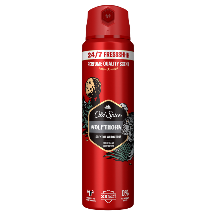 Old Spice, Wolfthorn, dezodorant w sprayu dla mężczyzn, 125 ml