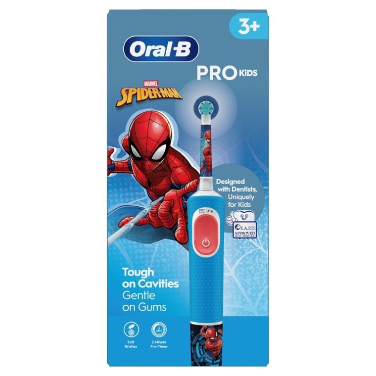 Oral-B, Spider-Man, szczoteczka akumulatorowa dla dzieci