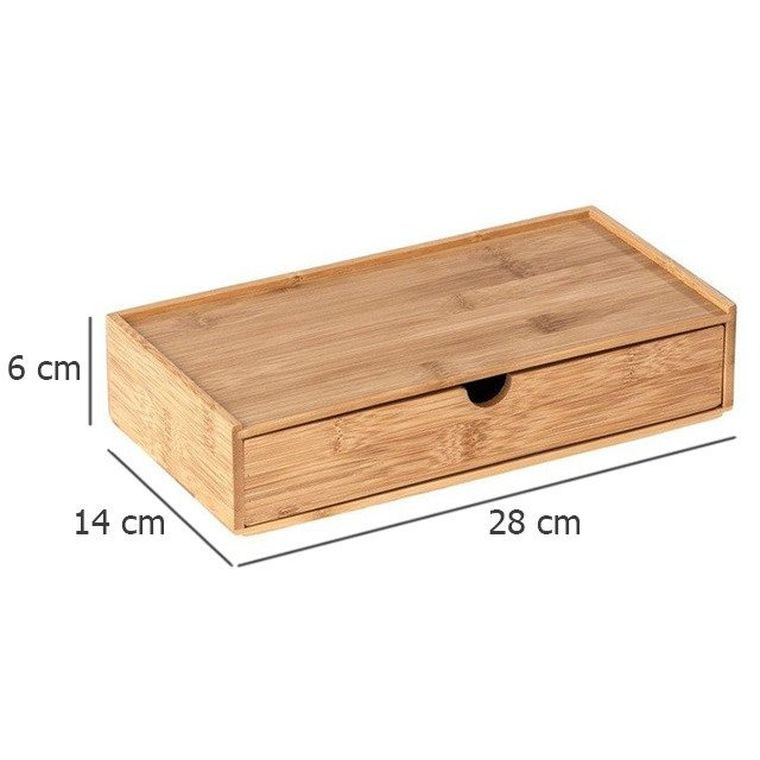 Organizer łazienkowy, Terra na drobiazgi, bambus