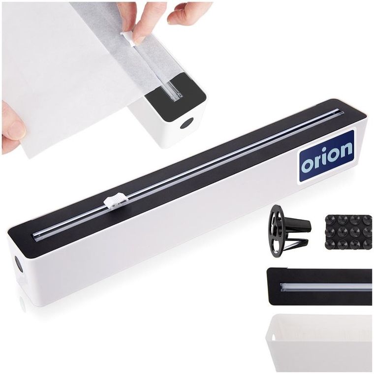 Orion, dyspenser do folii, czarny