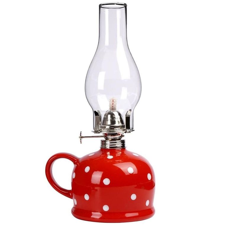 Orion, Lampa naftowa ceramiczna 28,5 cm 530 ml