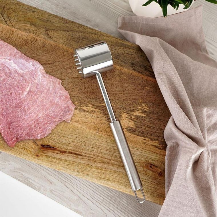 Orion, Luxy, tłuczek dwustronny do mięsa, stalowy, 27 cm