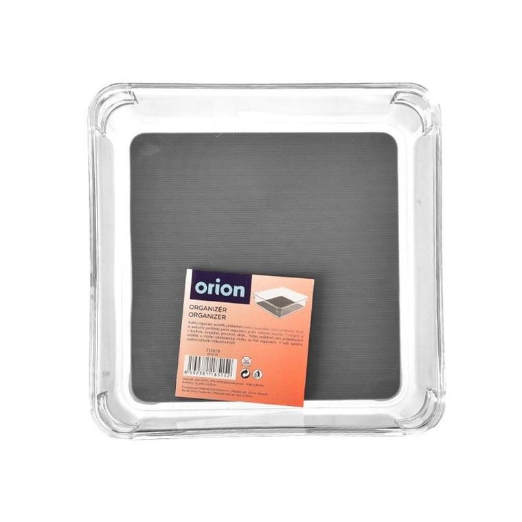 Orion, pojemnik do przechowywania, grey, 16-16-4.5 cm