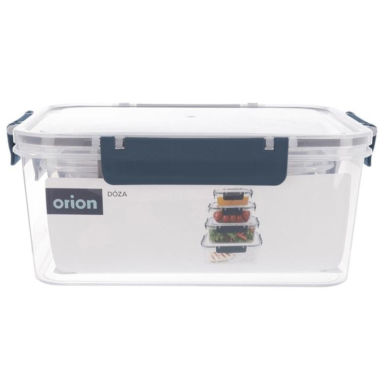 Orion, pojemniki na żywność z pokrywką i uszczelką, 4 szt.