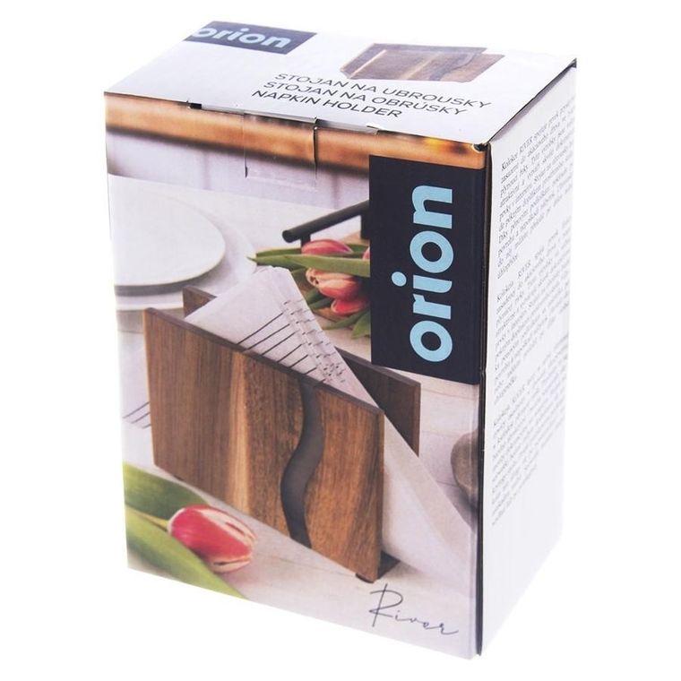 Orion, Rive, serwetnik drewniany, 12-8,5 cm