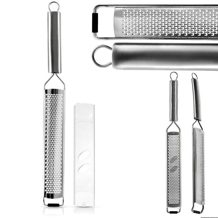 Orion, tarka kuchenna płaska z uchwytem, stalowa, drobne wiórki, 38 cm