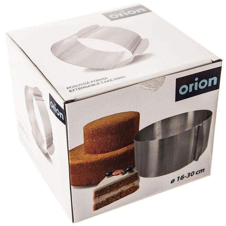 Orion, tortownica regulowana, okrągła stalowa, 16-30 cm