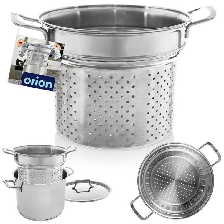 Orion, wkład do gotowania makaronu, stalowy, Anett, 24 cm, 8l