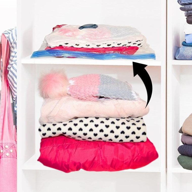 Orion, worki próżniowe na ubrania i pościel, 3 rozmiary, 5 szt.