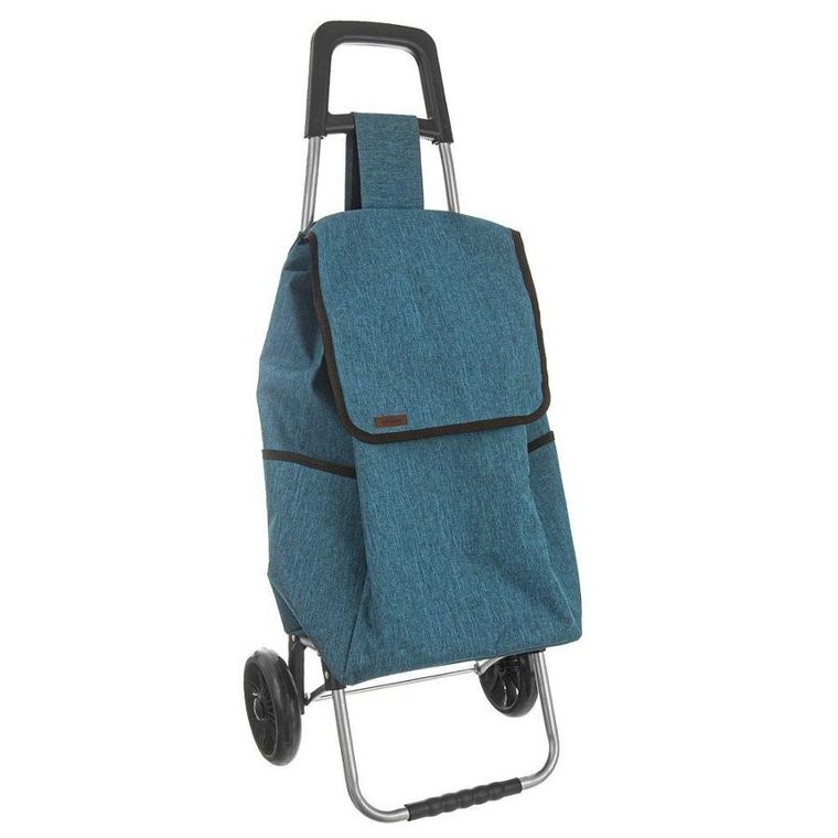 Orion, wózek zakupowy na kółkach, niebieski, 40 l, 30 kg