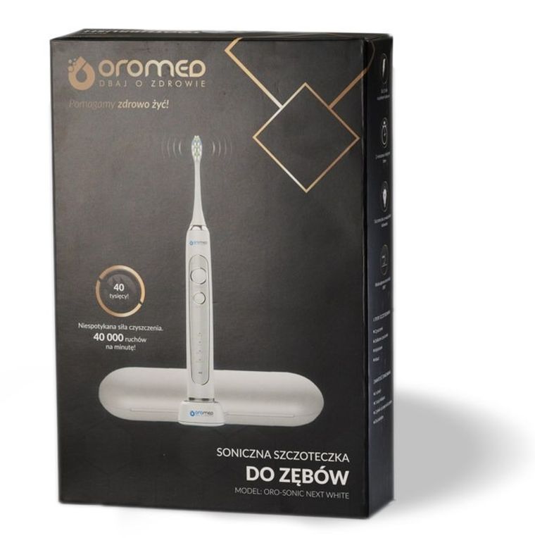 Oromed, szczoteczka sonicznaoro sonic next white