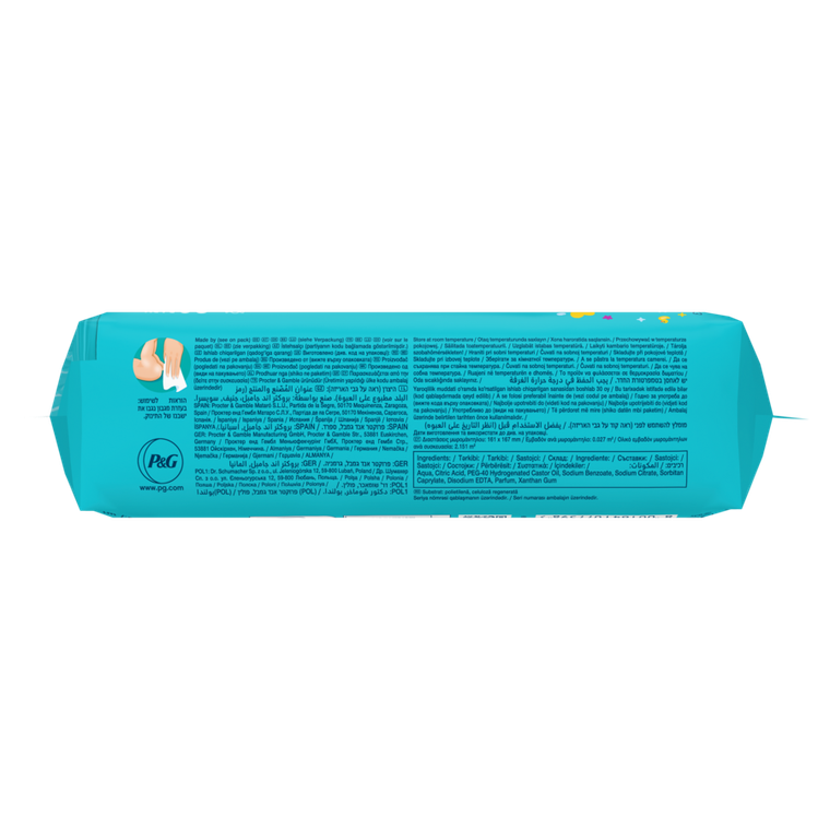Pampers, Fresh Clean, chusteczki nawilżane, 1-80 szt.