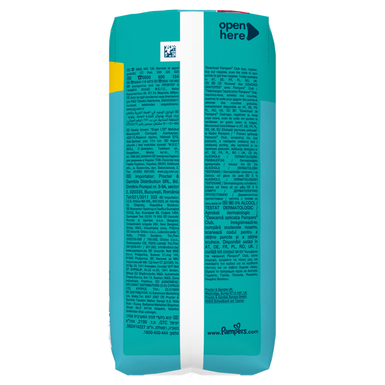 Pampers, Fresh Clean, chusteczki nawilżane dla dzieci, 3-80 szt.