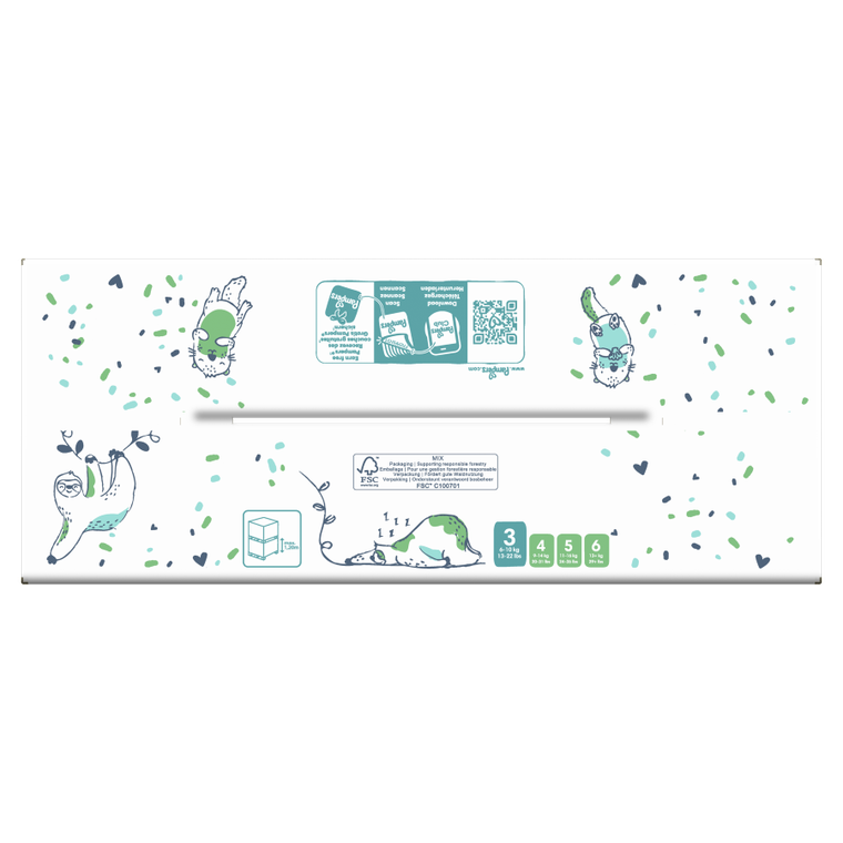 Pampers, Harmonie Baby, pieluchy jednorazowe, rozmiar 3, 6-10 kg, 186 szt.