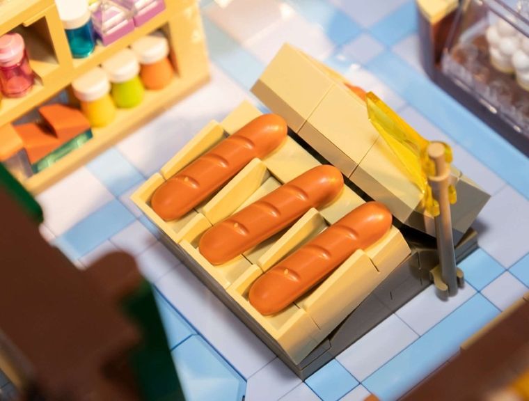 Pantasy, budynek piekarni, klocki konstrukcyjne, 2663 elementów