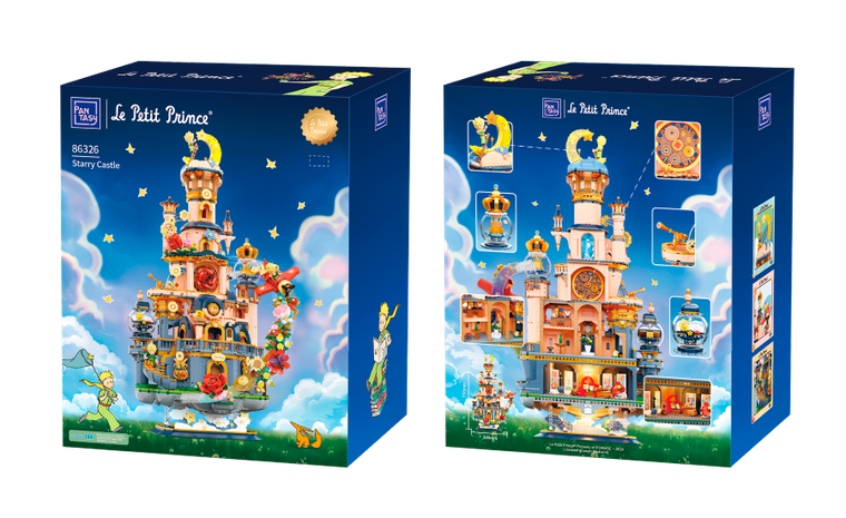 Pantasy, Mały Książę, Gwiezdny zamek, klocki konstrukcyjne, 3267 elementów