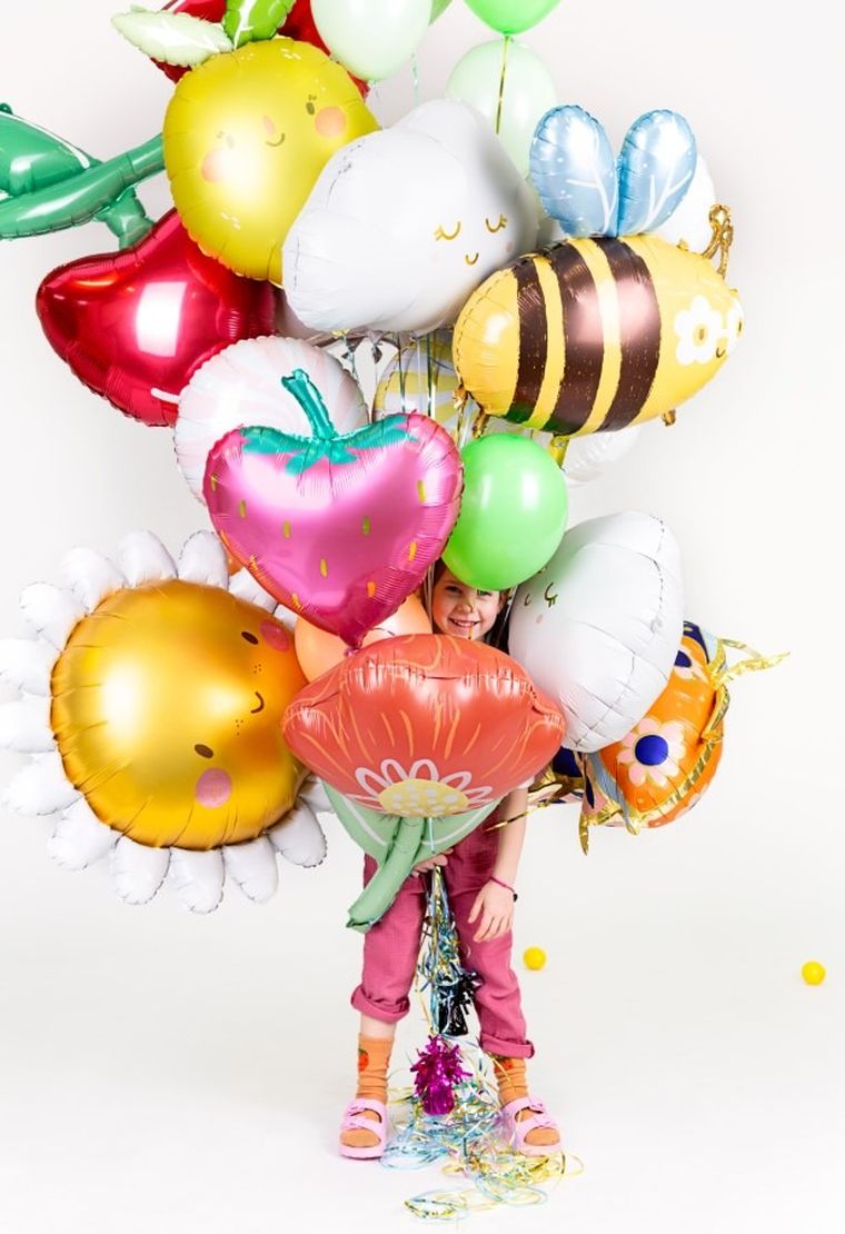 PartyDeco, balon foliowy, słońce, 90 cm