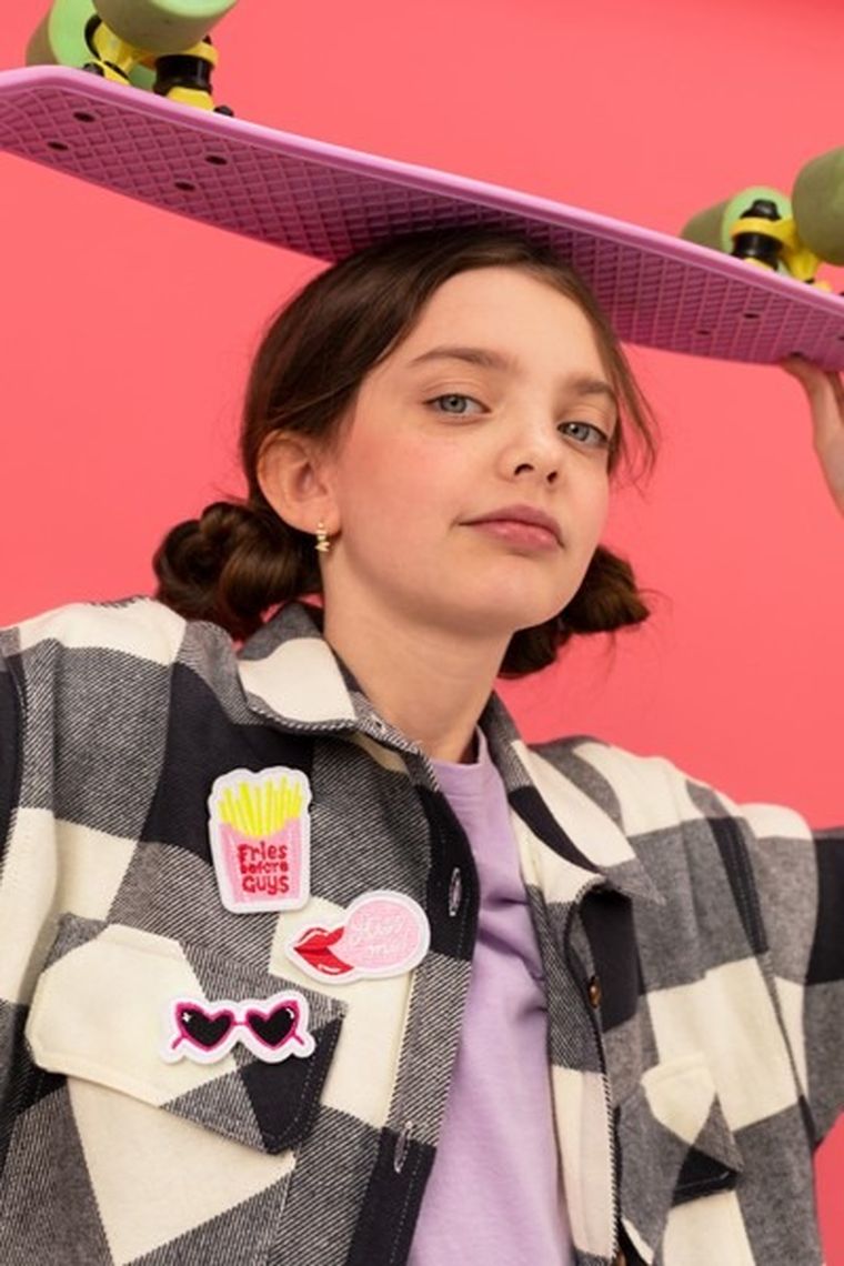 PartyDeco, kiss me, naprasowanki, 4.5-6.5-3-6 cm