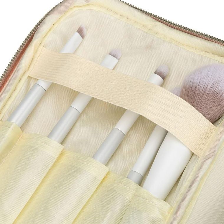 Peterson, kosmetyczka kuferek, różowa