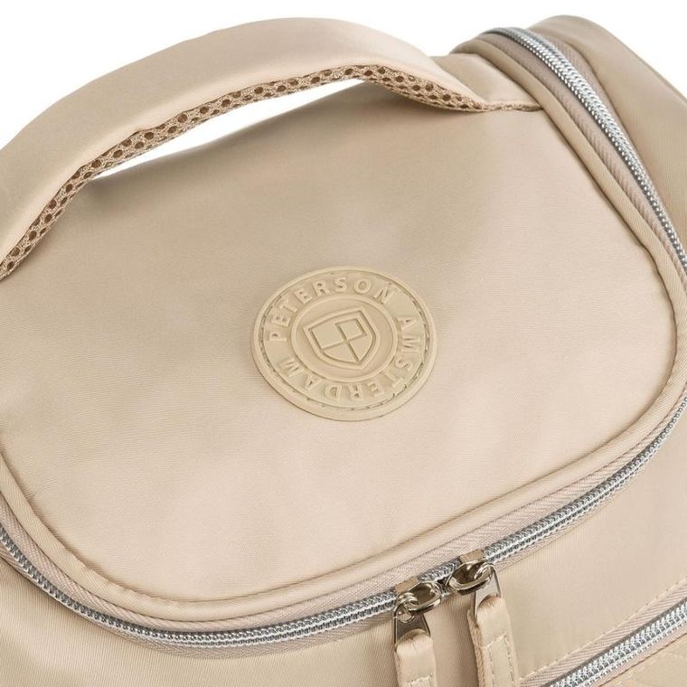 Peterson, kosmetyczka podróżna, beżowa