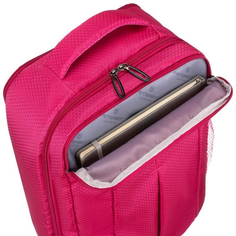 Peterson, plecak podróżny, różowy