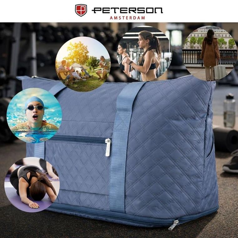 Peterson, torba treningowa, 1-komorowa, niebieska