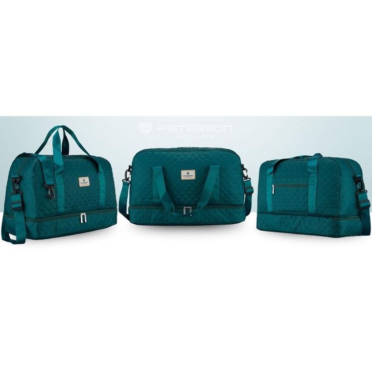 Peterson, torba treningowa, 2-komorowa, zielona