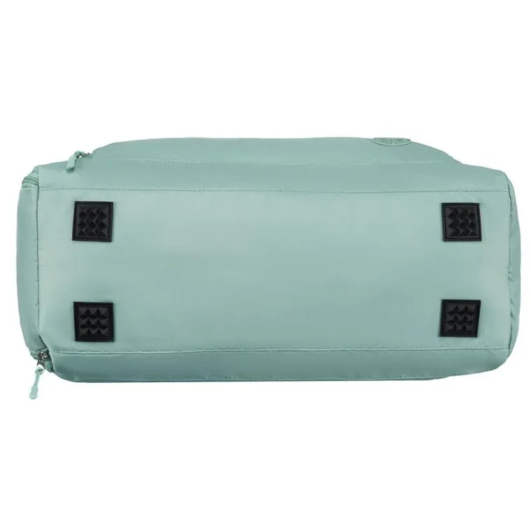 Peterson, torba weekendowo-podróżna z uchwytem na walizkę, zielono-różowa