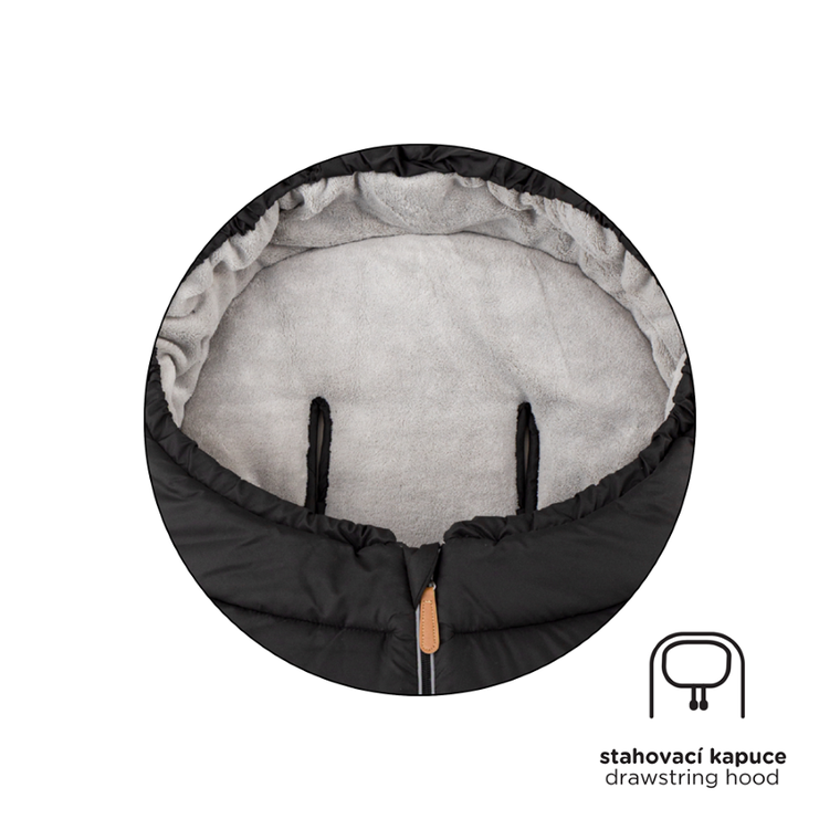 Petite&Mars, Jibot, śpiworek zimowy 3w1, black