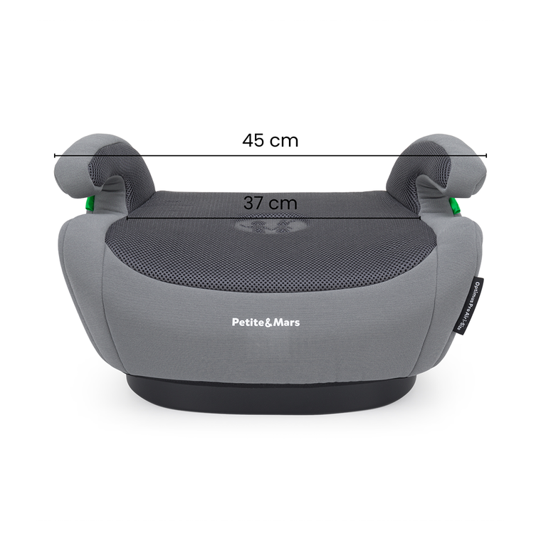 Petite&Mars, Optimus Pro, i-Size, podstawka samochodowa, black air, 125-150 cm