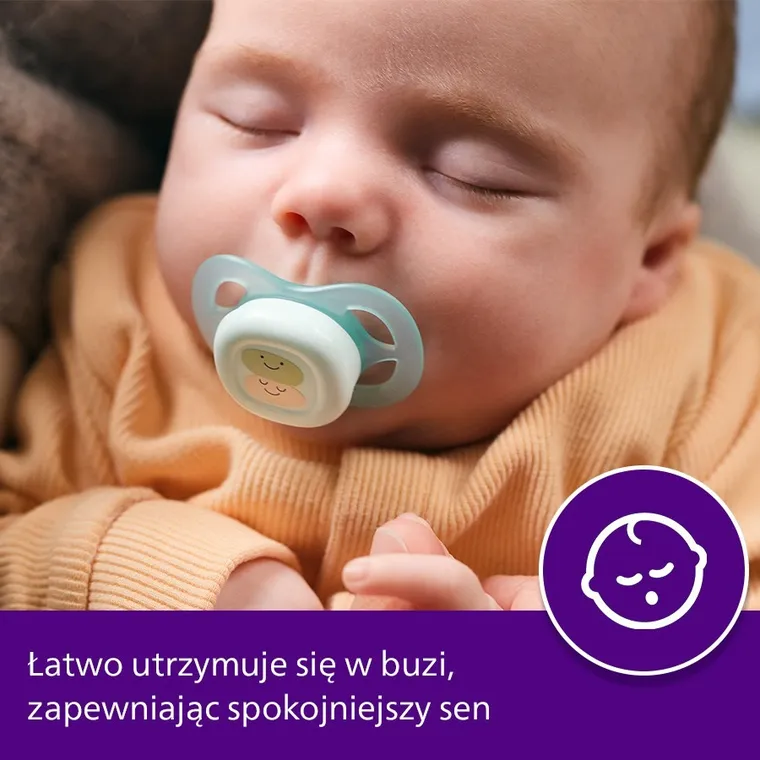 Philips Avent, Ultra Start, smoczek ortodontyczny, 0-2 m, 2 szt.